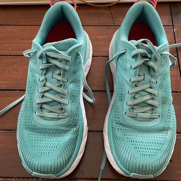 Hoka One One Shoes Womens Bondi 7 Hoka Aqua Blue Sneakers Poshmark